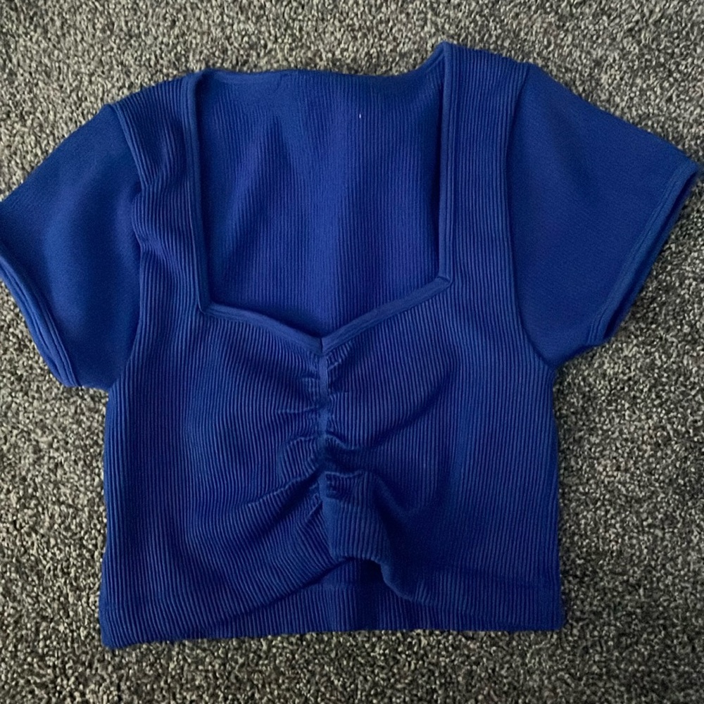 Hollister Gilly Hicks top. Electric Blue color, small. Was 39.95 now 21.99